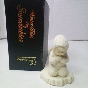 Department 56 Winter Tales Snowbabies Now I Lay Me Down To Sleep Figurine